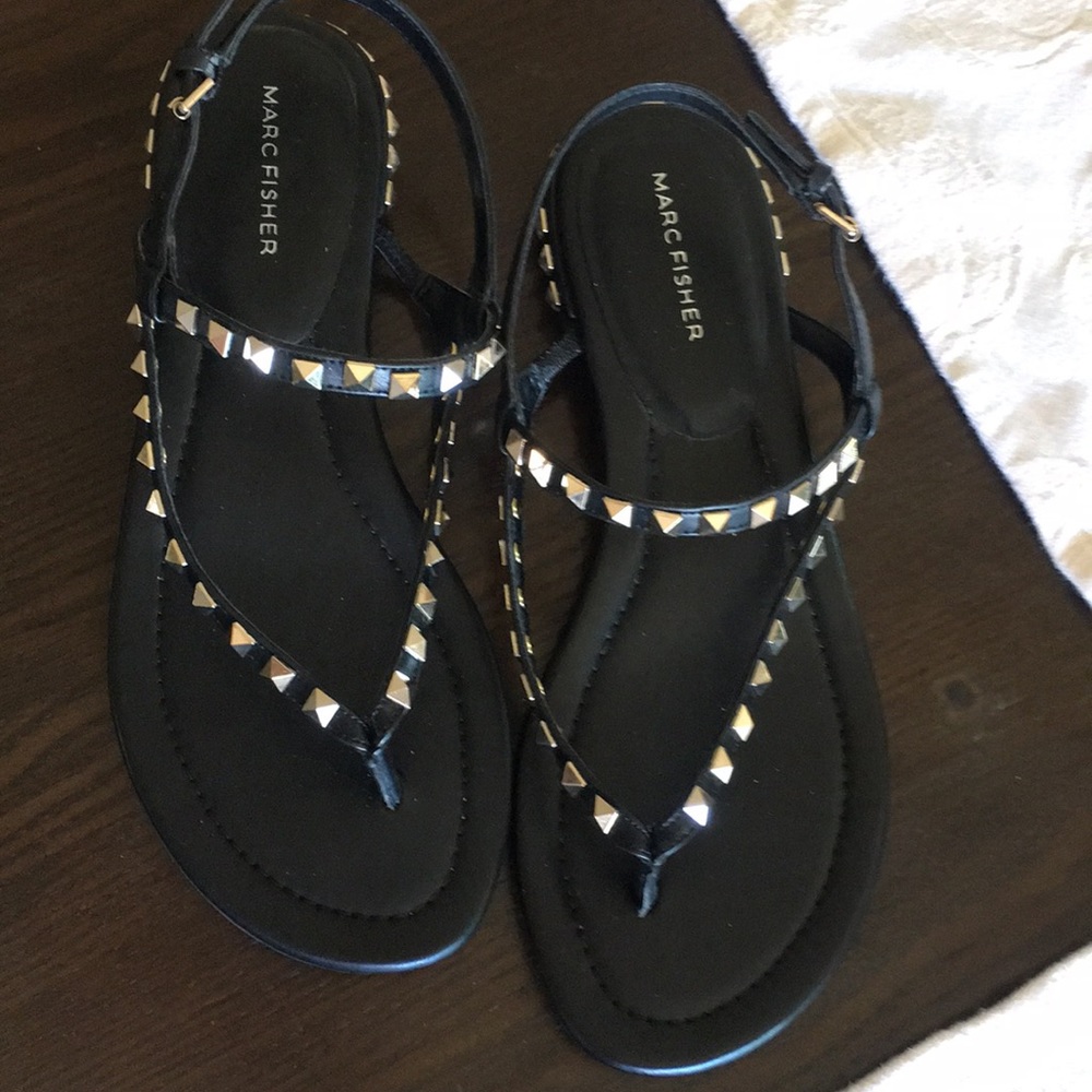Marc Fisher studded sandals size 9.5
